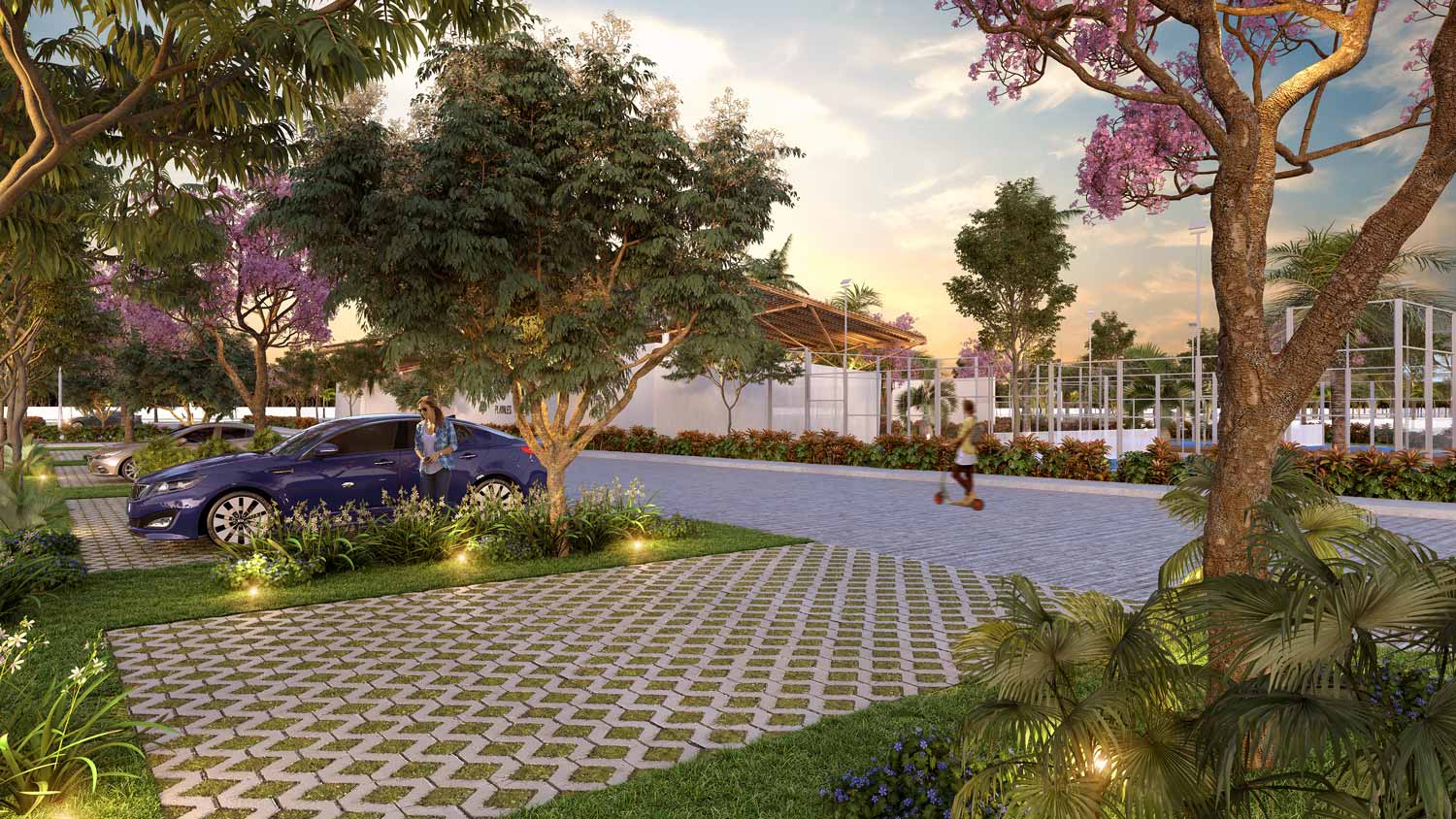 Estacionamiento para visitas de Playales