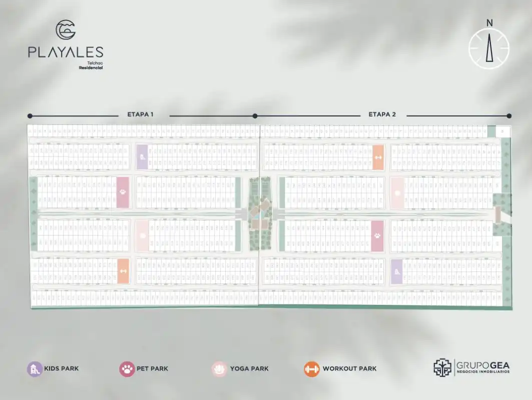 Mapa de Disponibilidad Playales Telchac Yucatán