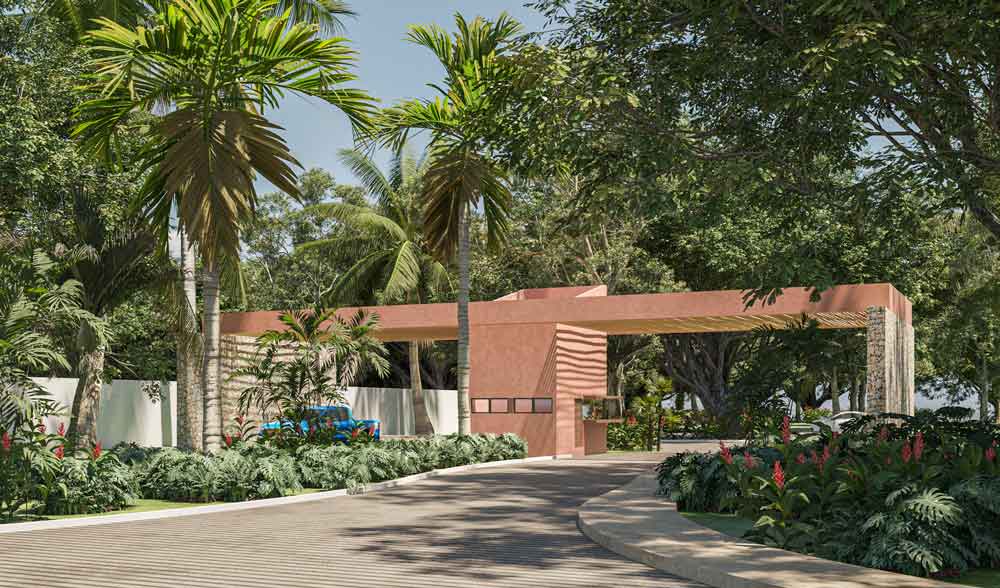 Entrada Gran Telchac Residencial de Playa