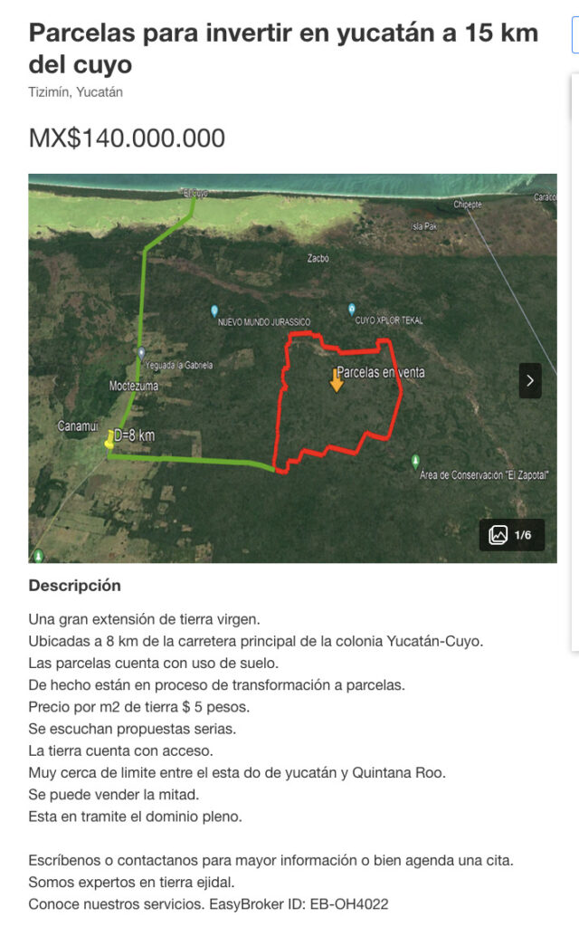 Precios de Terrenos Ejidales en Mérida