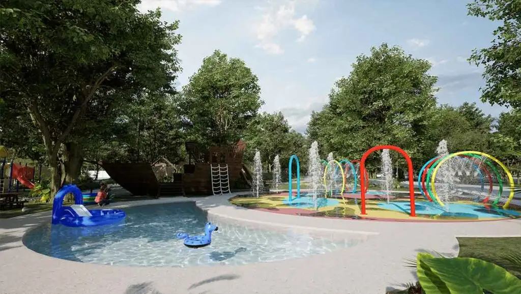 Alberca infantil en Desarrollo de Terrenos Residenciales Punta Cometas