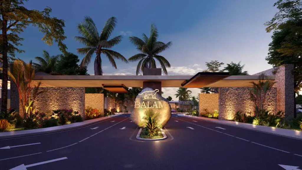 Acceso a Privada Balam Wayúum Gran Comunidad Residencial