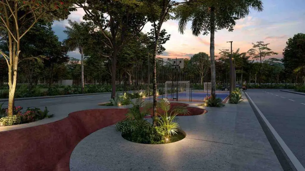 Foto del Parque Deportivo en Mahal Residencial Contemporánea