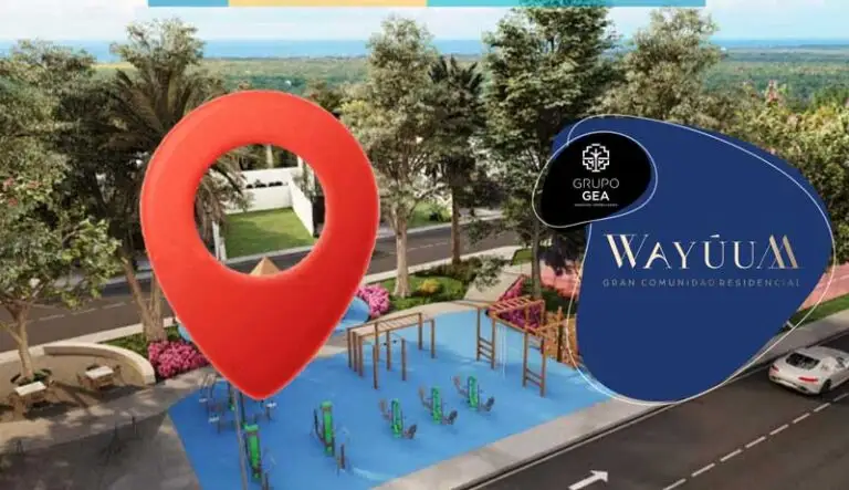 ¿Dónde están ubicados los terrenos del desarrollo de Wayúum Gran Comunidad Residencial?