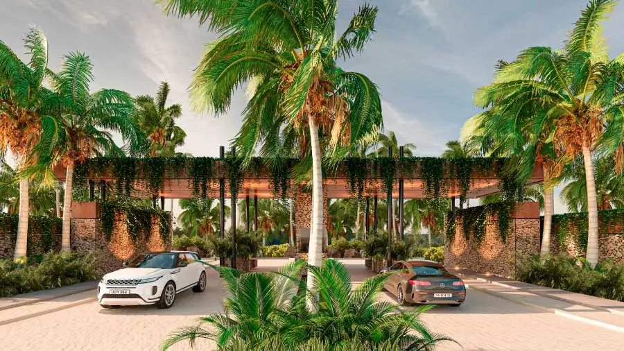Acceso Secundario en Desarrollo Cayo Coco Tropical Living