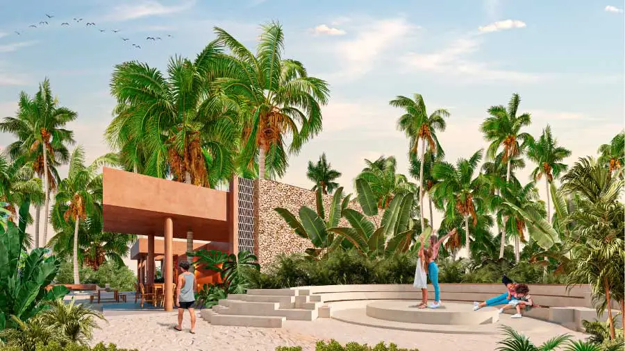 Anfiteatro en Desarrollo Cayo Coco Tropical Living
