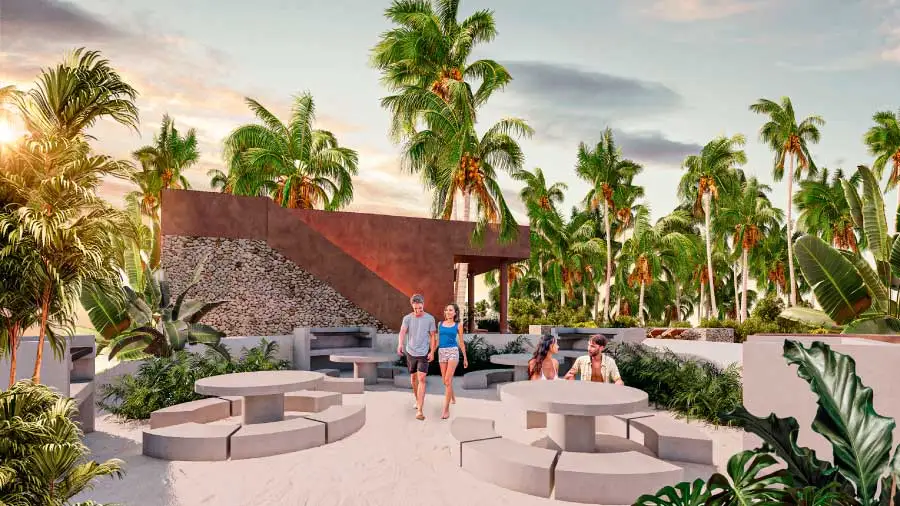 Área de Asadores en Desarrollo Cayo Coco Tropical Living