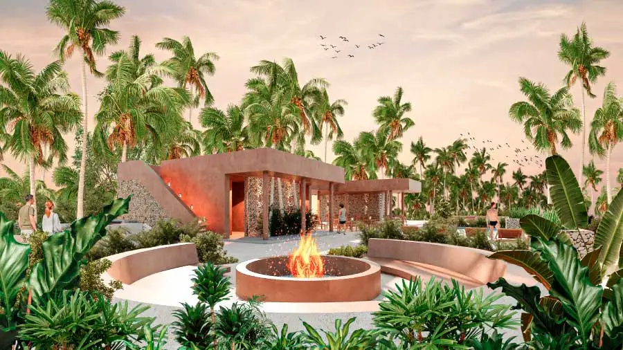 Área de Fogata en Desarrollo Cayo Coco Tropical Living