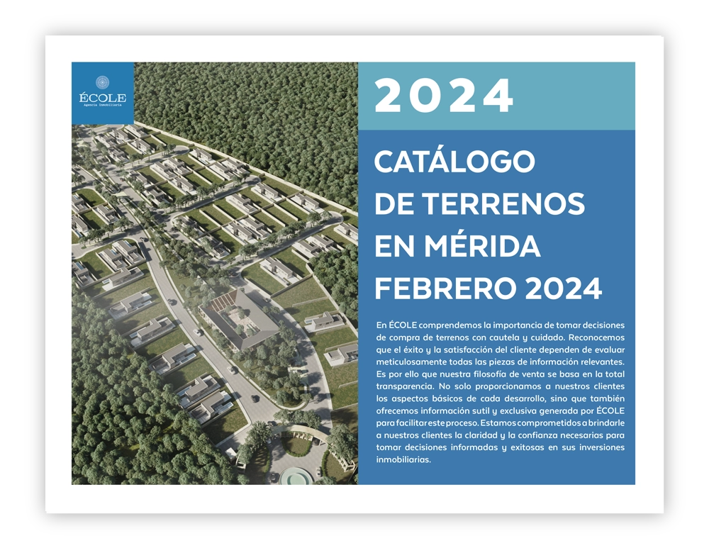 Catálogo de Terrenos en Mérida Febrero 2024