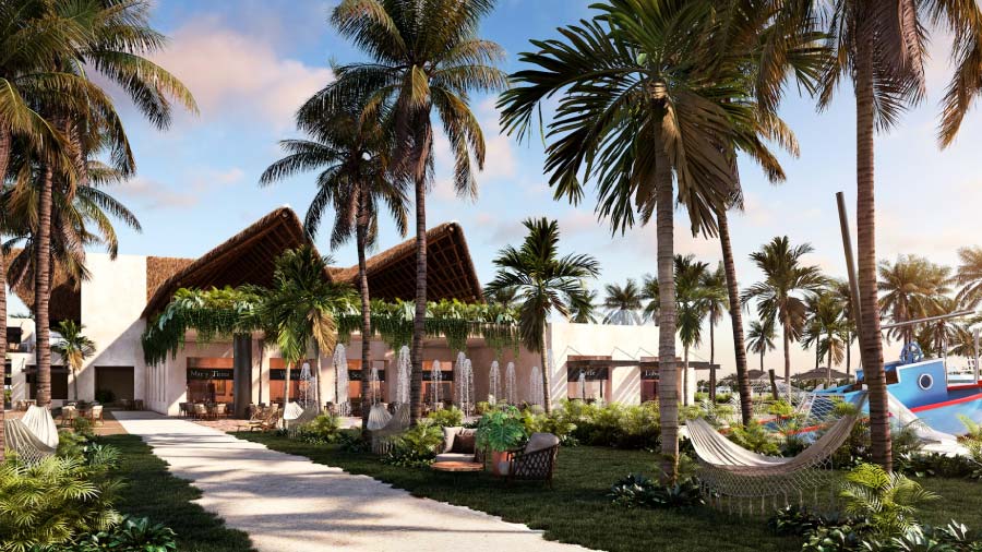 Hamacas en departamentos Yucalpetén Resort Marina