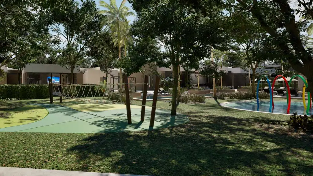 Juegos infantiles en Desarrollo de Terrenos Puerta Xaibé