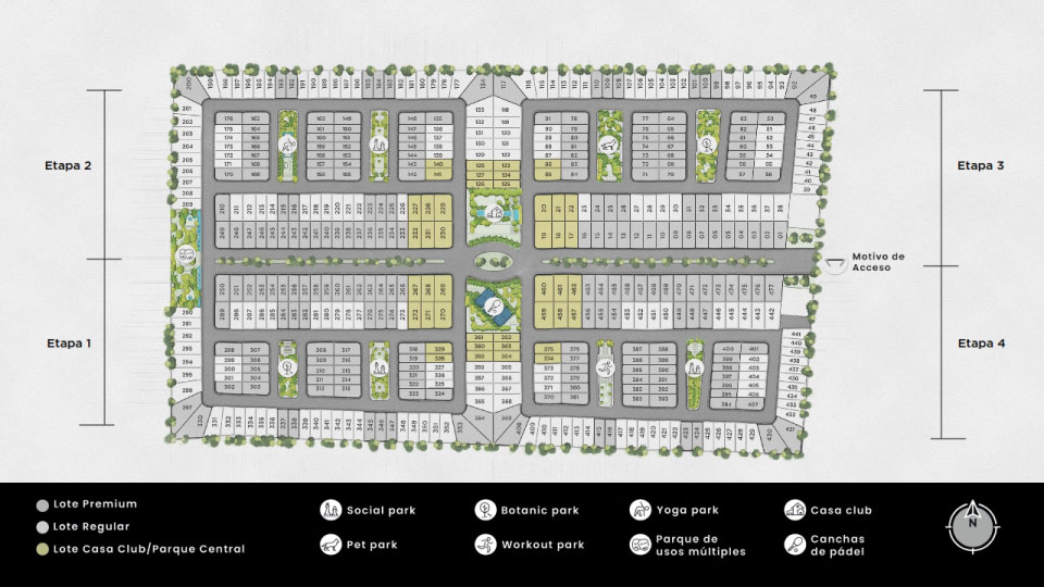 Masterplan Mahal Residencial Contemporáneo