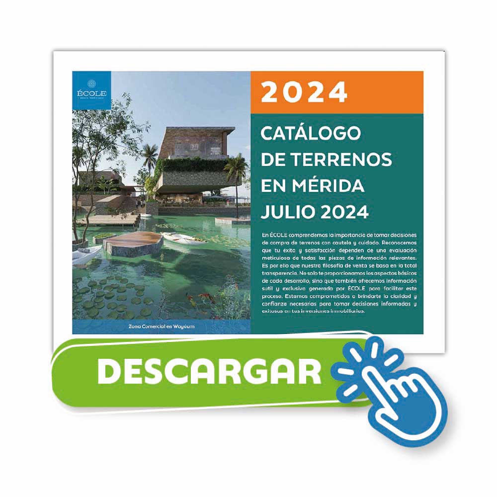 Catálogo de Terrenos en Mérida Julio 2024