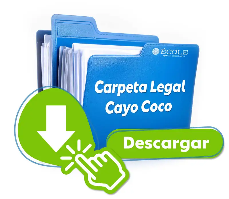 Botón descargar Carpeta Legal Cayo Coco Tropical Living