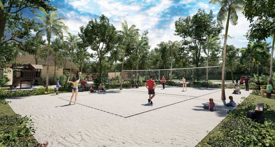 Cancha de Futbol Playero Desarrollo Aldea Balhá