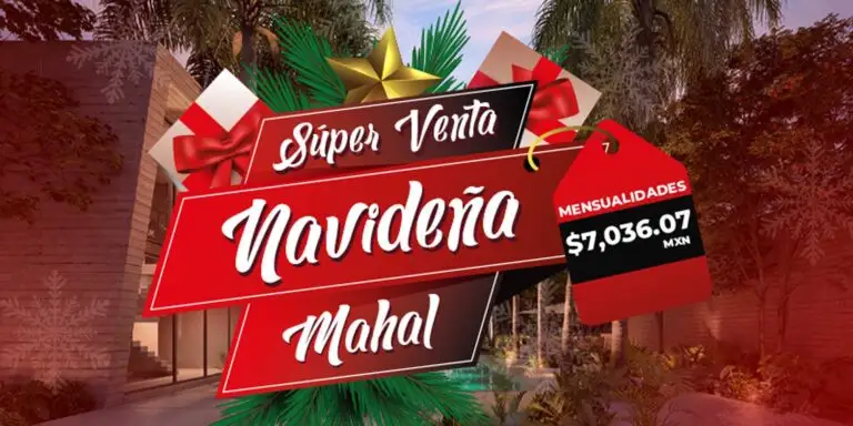 Portada Súper Venta Navideña Mahal Residencial