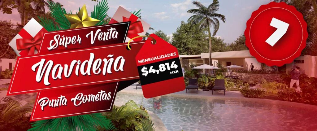 Súper Venta Navideña ÉCOLE Punta Cometas Residencial, Terrenos en la Zona Norte de Mérida Yucatán