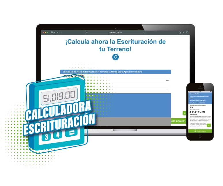 Calculadora de Precio de Escrituración de Terrenos en Mérida 2025