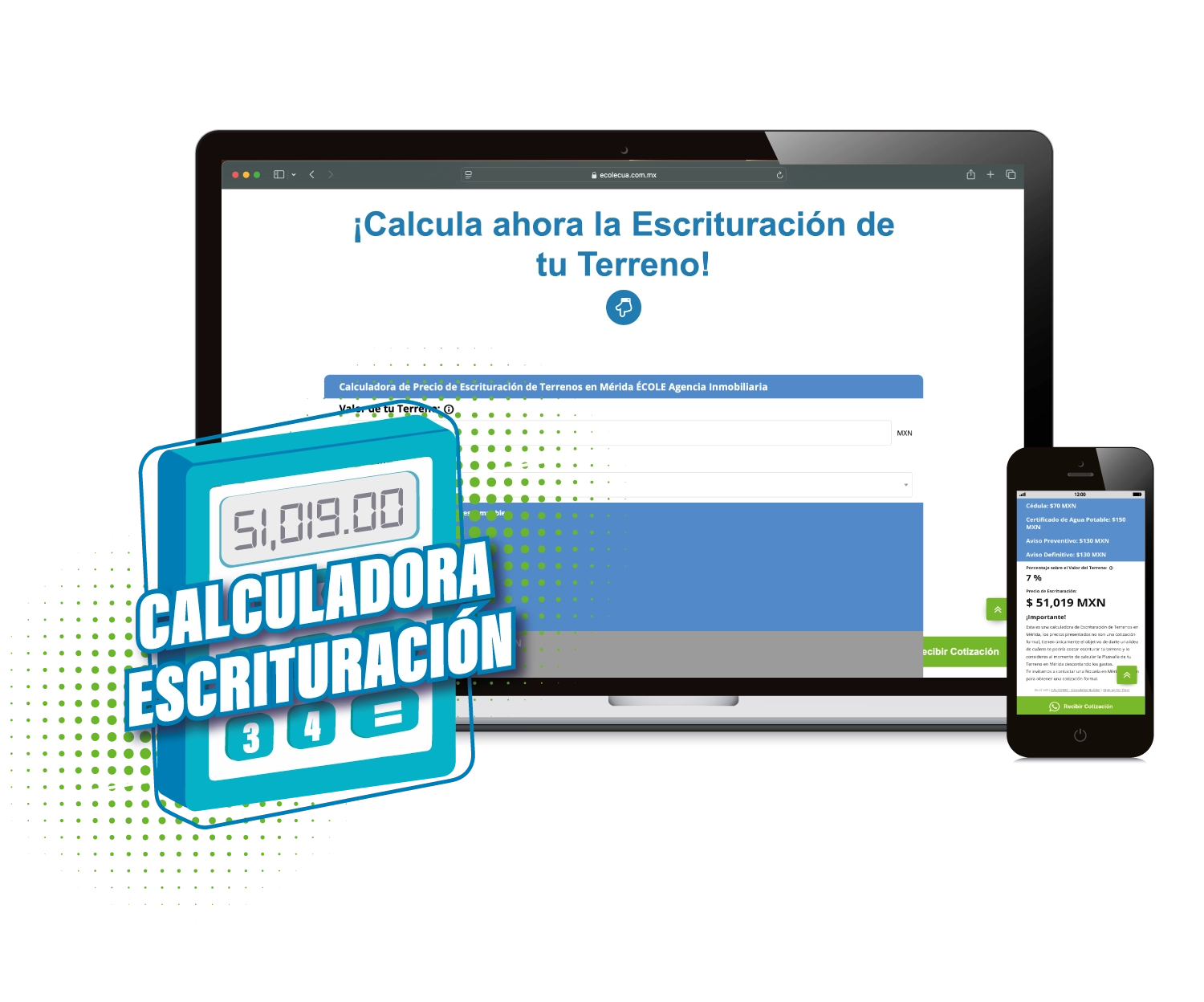 Calculadora de Precio de Escrituración de Terrenos en Mérida 2025