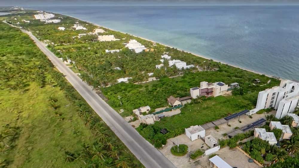 Cayo Coco Tropical Living Terrenos Comerciales Vista Aérea vista hacia Chicxulub