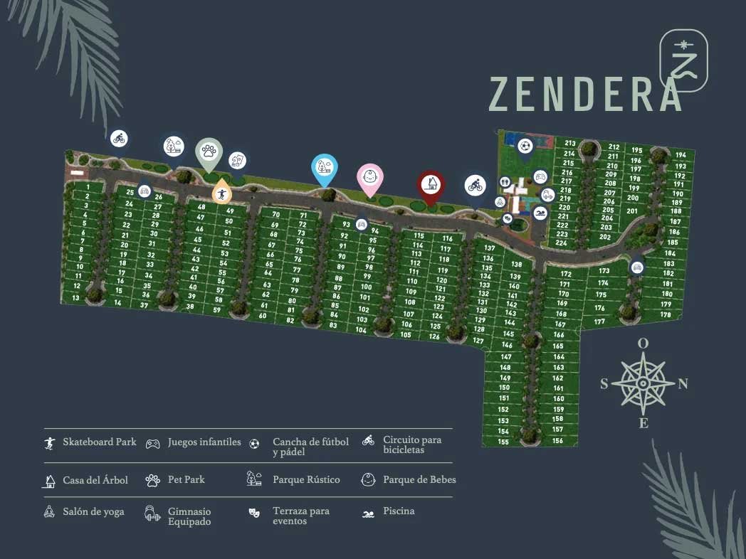 Masterplan Desarrollo Zendera Residencial Terrenos en Conka, Mérida Yucatán