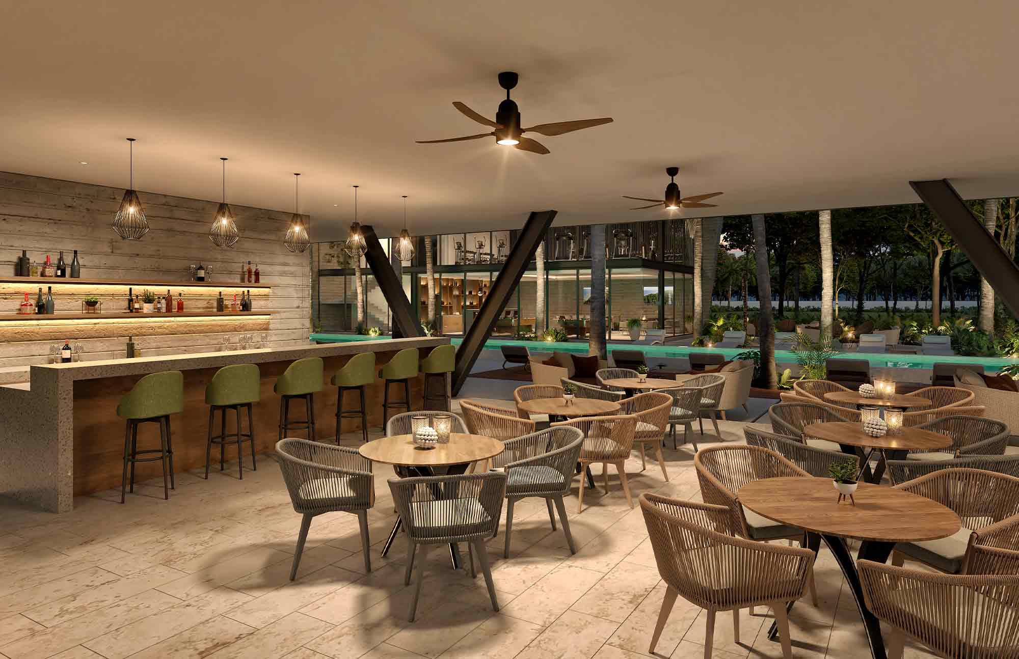 Bar en Mahal Residencial Terrenos en Mérida, Conkal