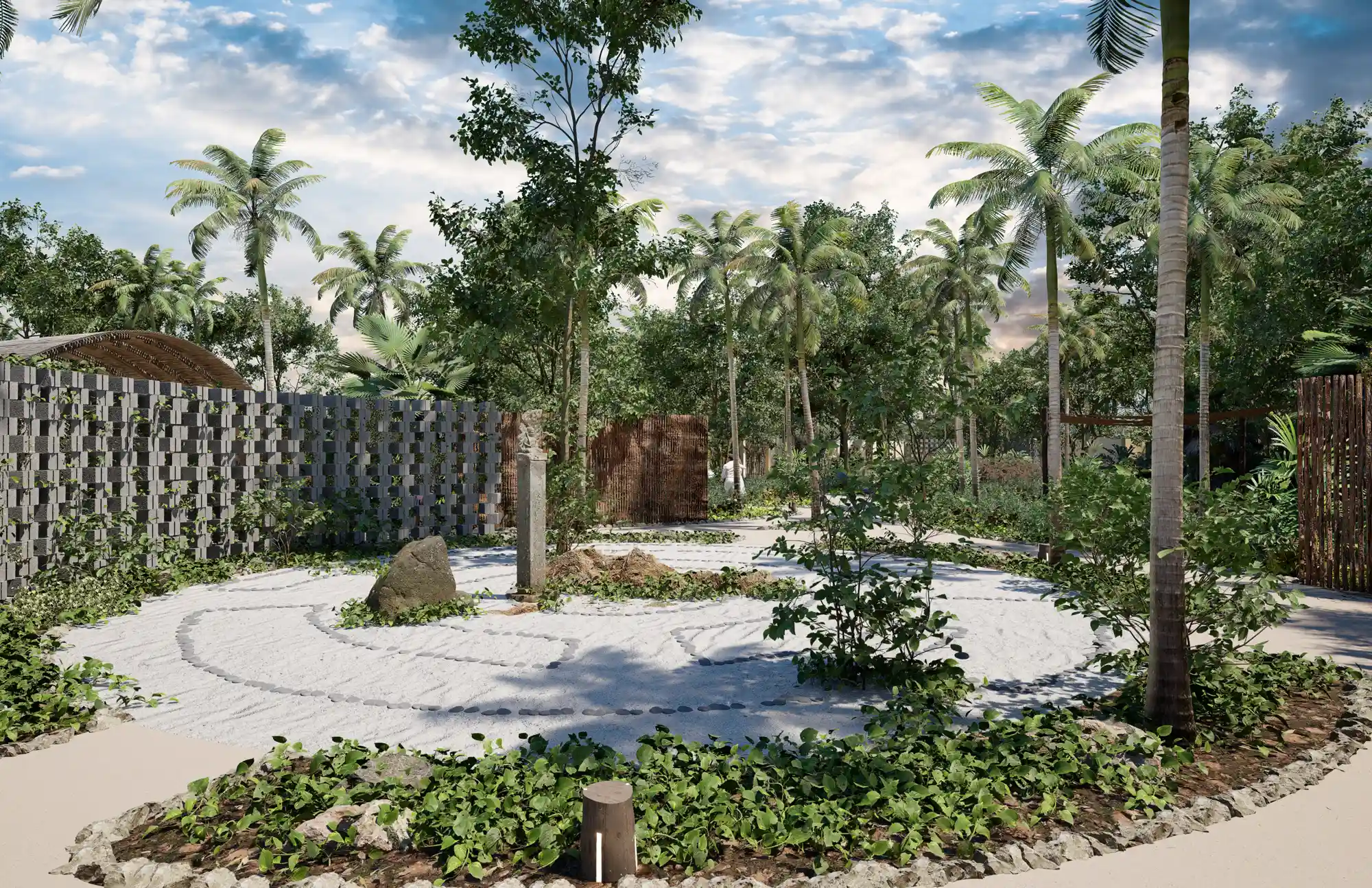 Jardín Zen Aldea Balhá Residencial Terrenos en Telchac Puerto Yucatán