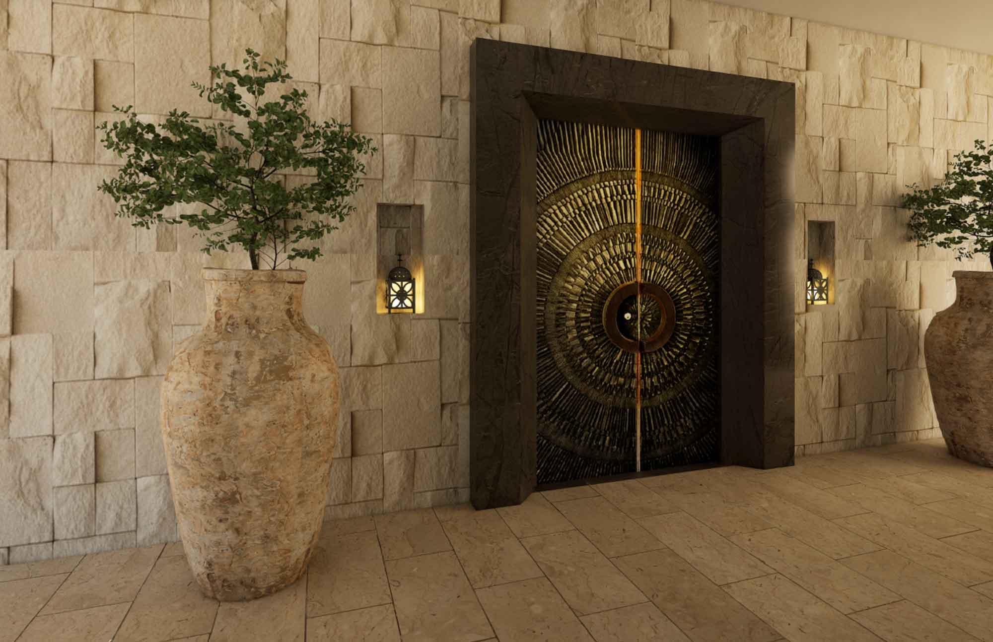 Acceso Bar en Puerta Xaibé Residencial Terrenos en Mérida, Yucatán en la Zona de Country