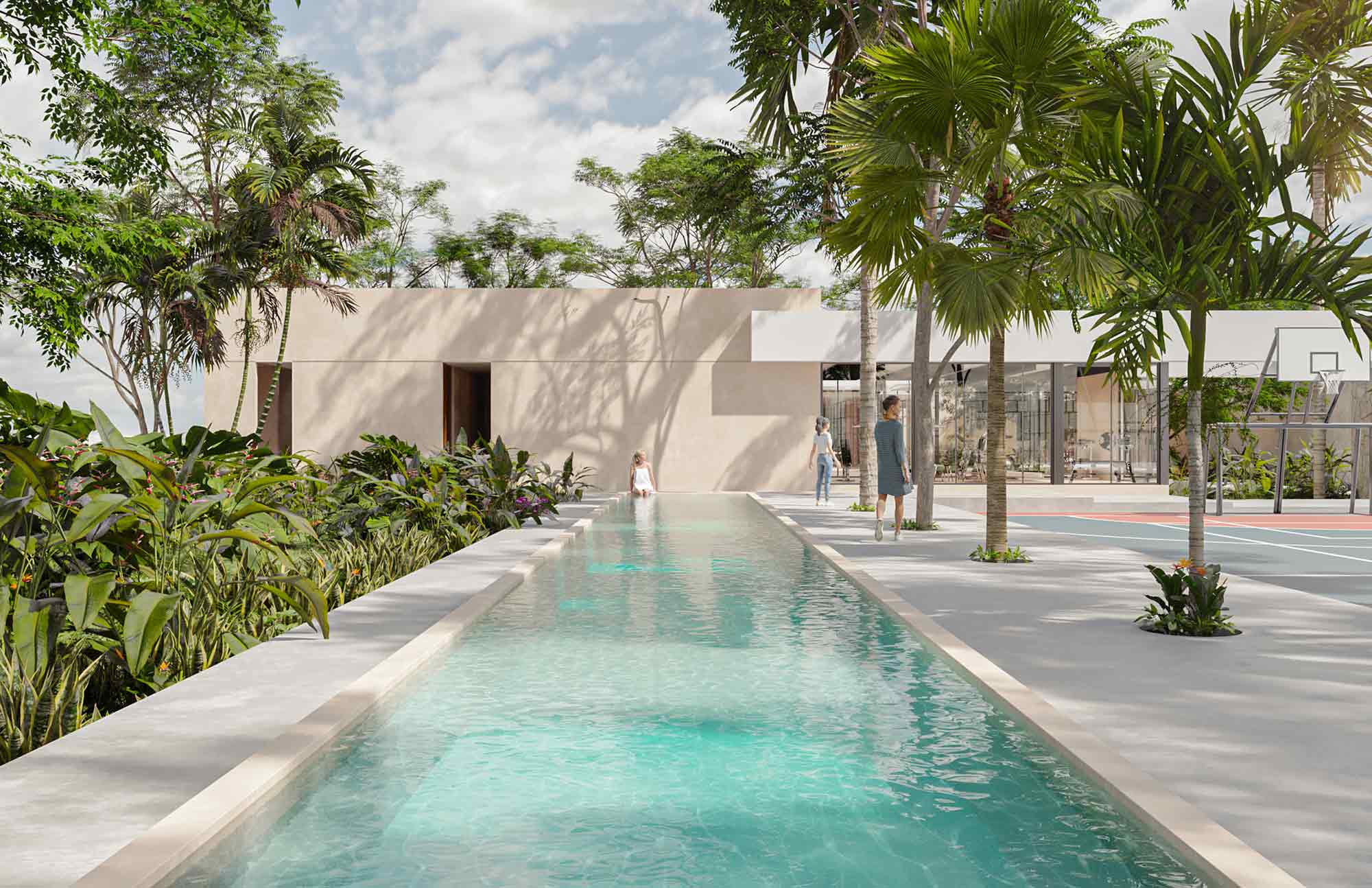 Área Deportiva en Gran Telchac Residencial Terrenos Cerca de la Playa en Yucatán en la Zona de Telchac Puerto