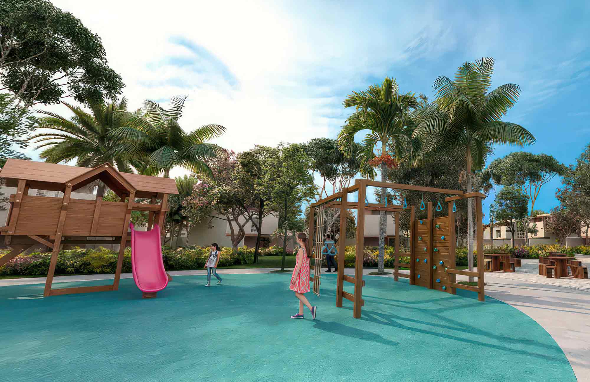 Área Juegos en Gran Telchac Residencial Terrenos Cerca de la Playa en Yucatán en la Zona de Telchac Puerto