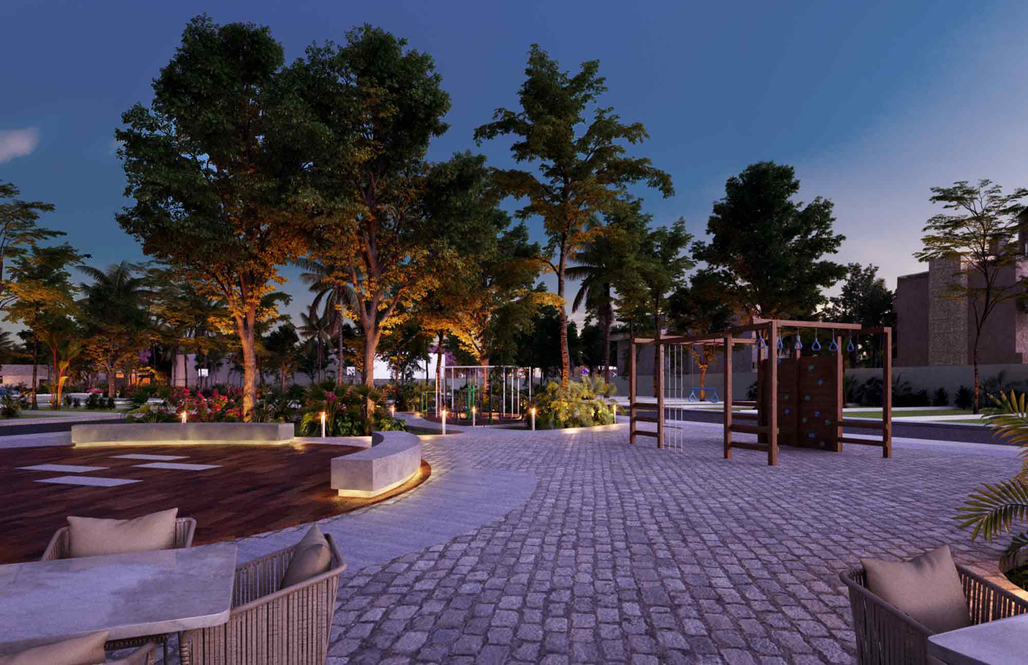 Parque Balam en Wayúum Gran Comunidad Residencial Terrenos en Mérida Yucatán en la Zona de Chicxulub