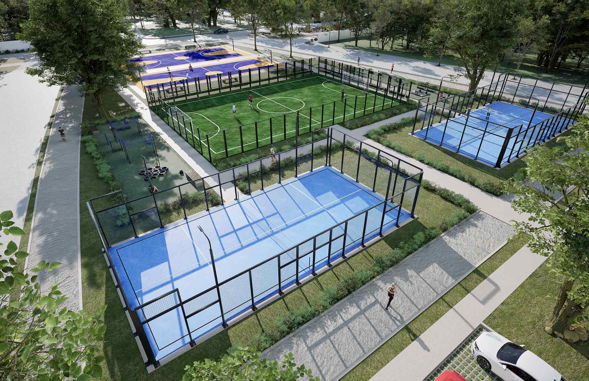Canchas en Punta Cometas Residencial Terrenos en Mérida, Yucatán en la Zona de Chuburná