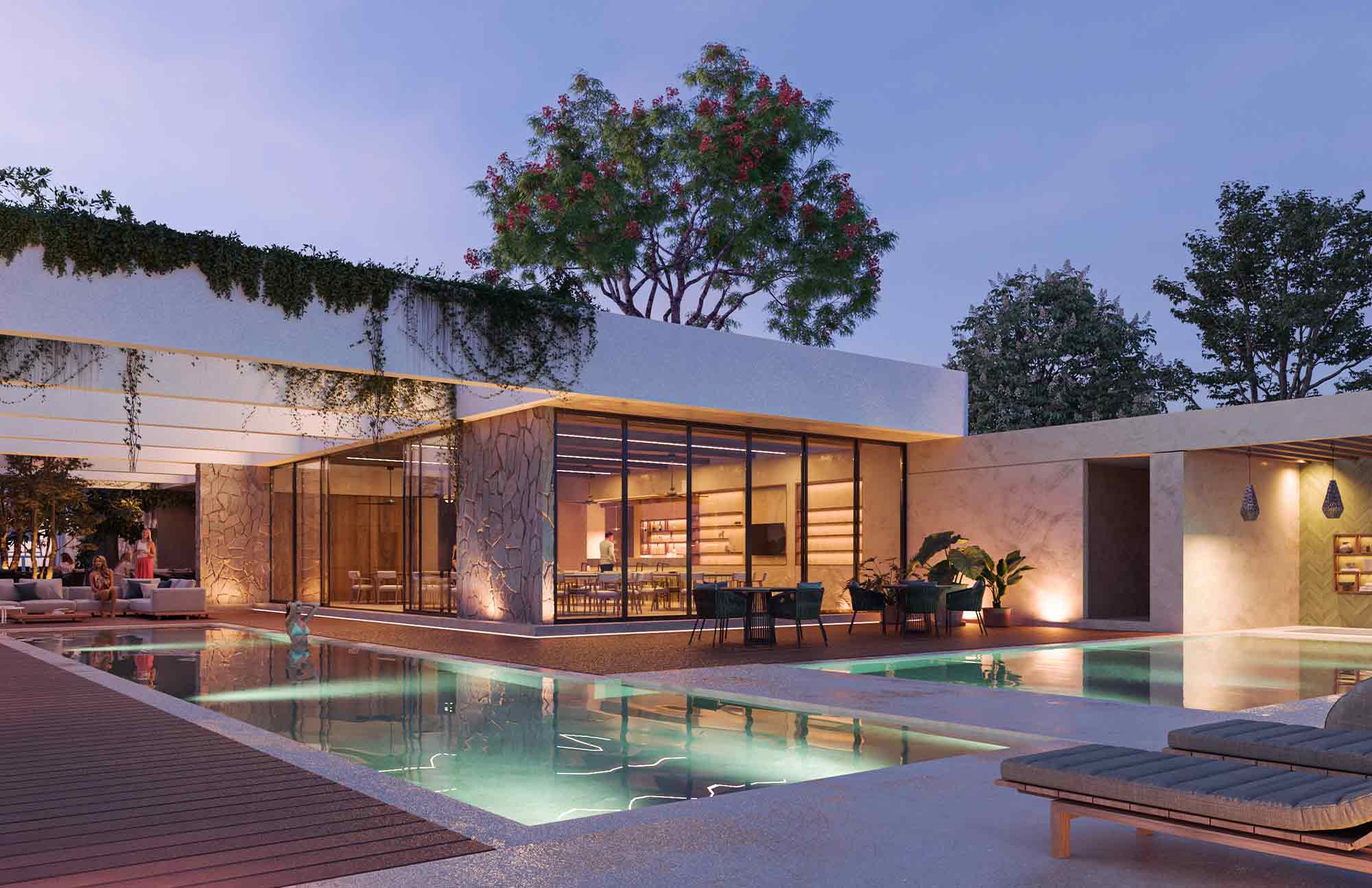 Casa Club en Gran Telchac Residencial Terrenos Cerca de la Playa en Yucatán en la Zona de Telchac Puerto