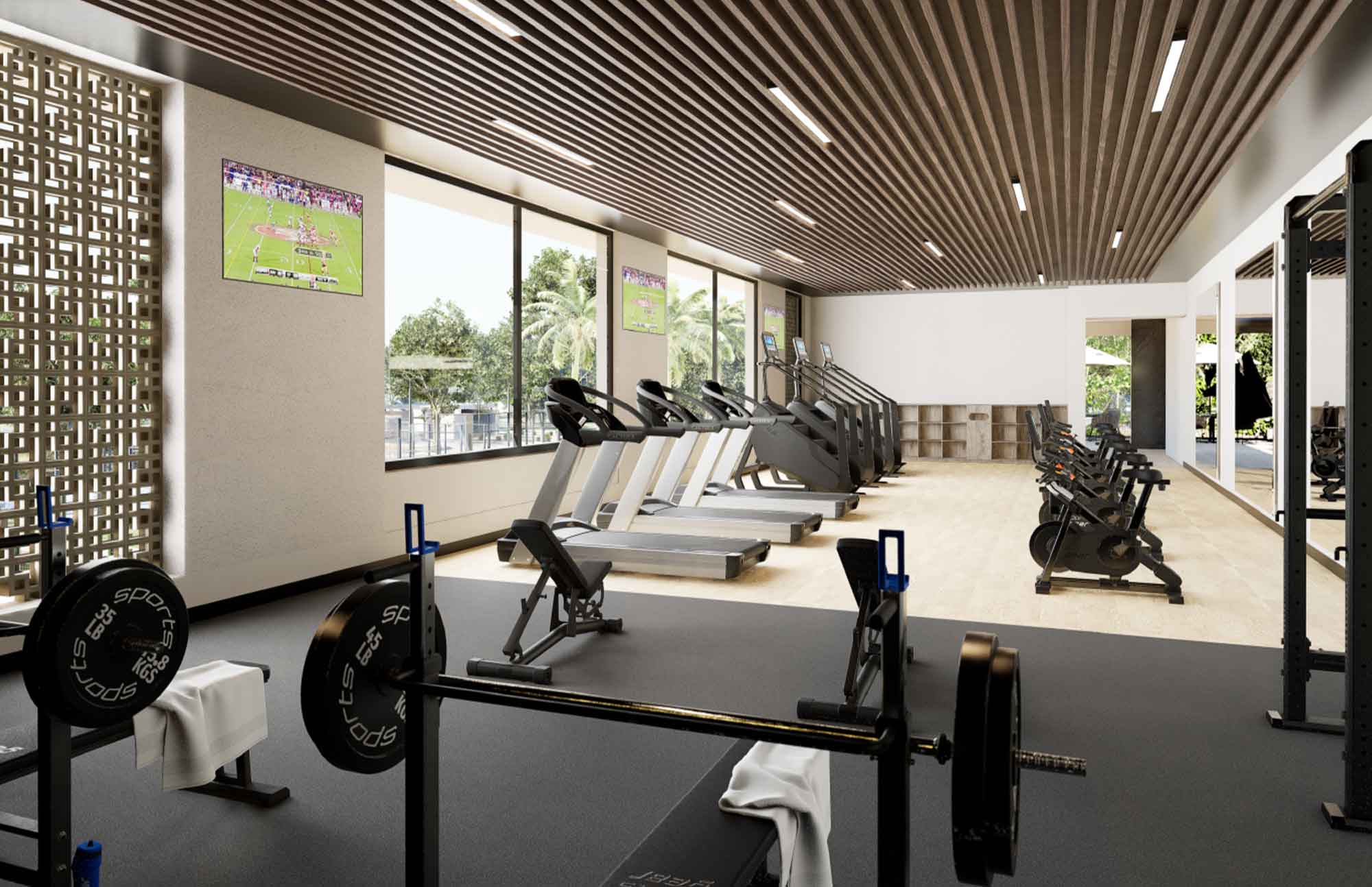 GYM en Puerta Xaibé Residencial Terrenos en Mérida, Yucatán en la Zona de Country