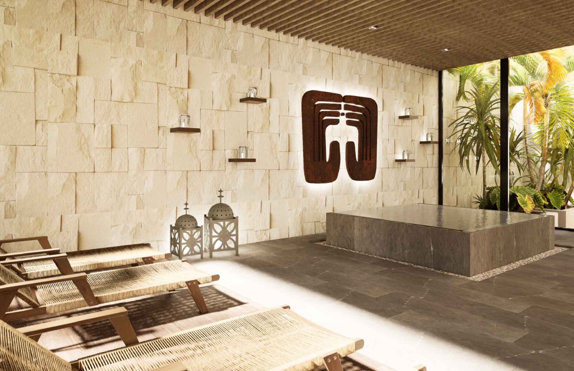 Jacuzzi en Puerta Xaibé Residencial Terrenos en Mérida, Yucatán en la Zona de Country