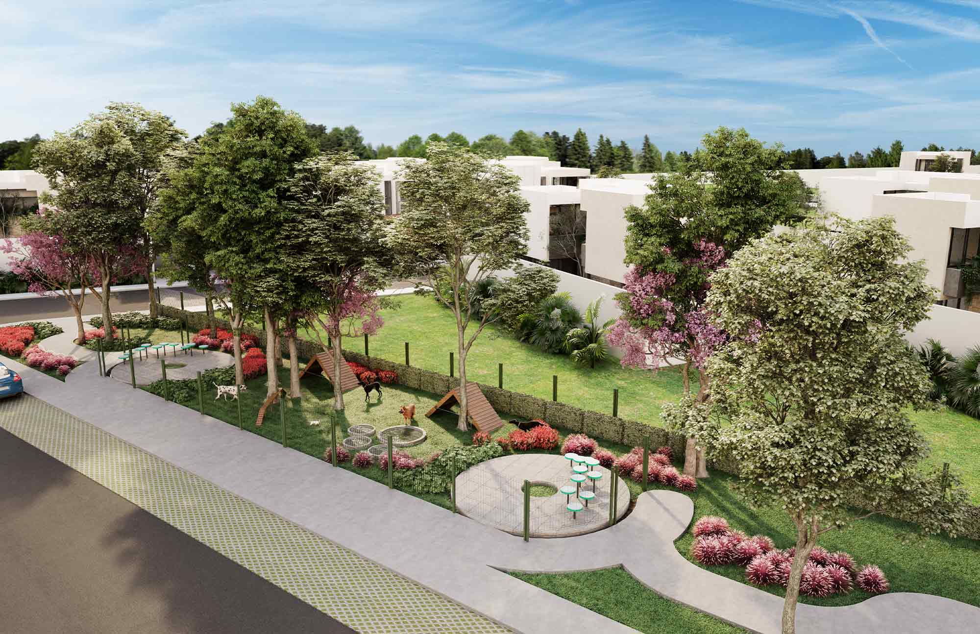 Parque en Wayúum Gran Comunidad Residencial Terrenos en Mérida Yucatán en la Zona de Chicxulub