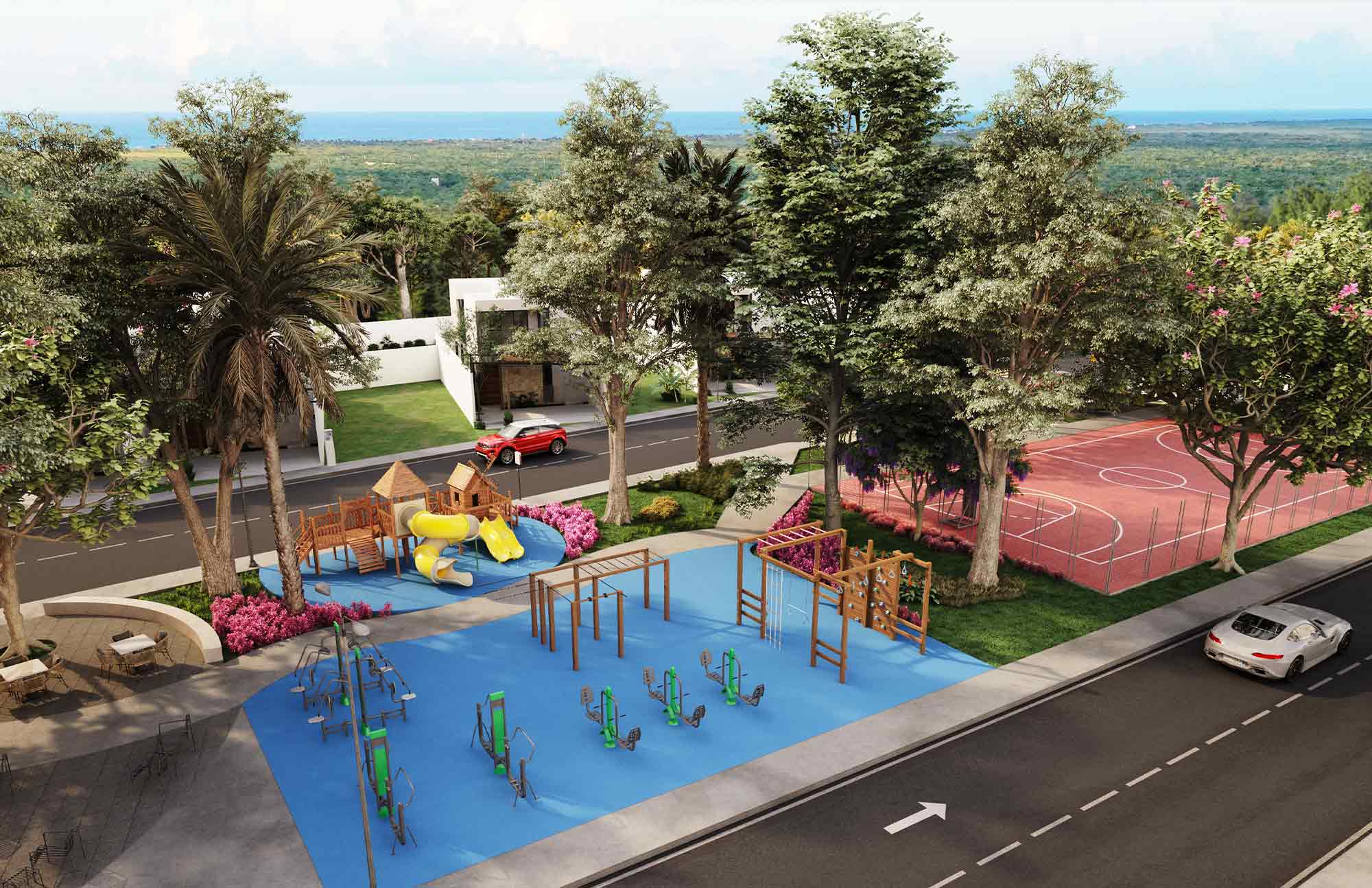 Parque Kabah en Wayúum Gran Comunidad Residencial Terrenos en Mérida Yucatán en la Zona de Chicxulub