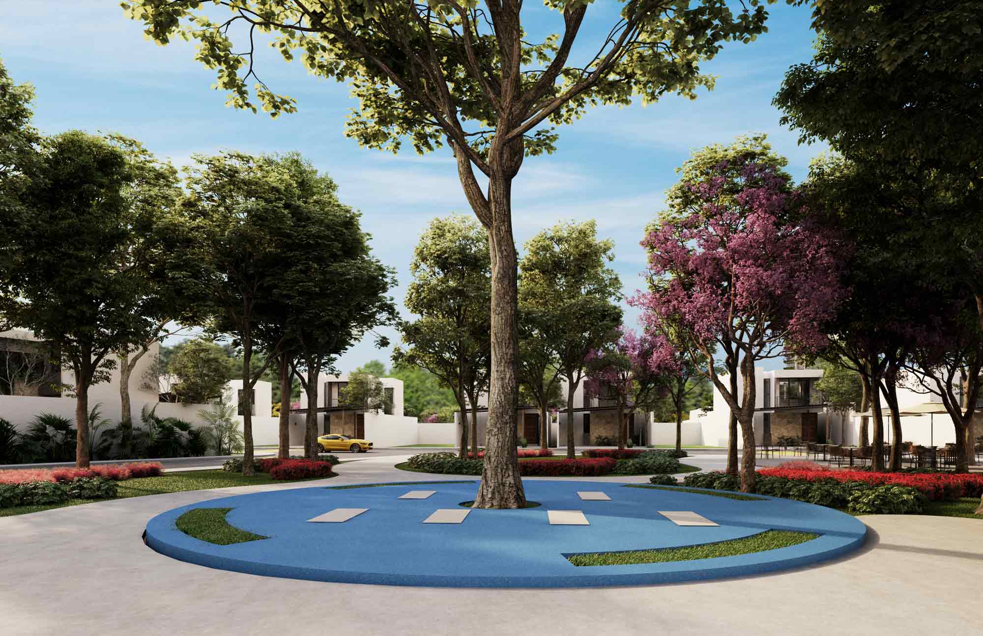 Parque en Wayúum Gran Comunidad Residencial Terrenos en Mérida Yucatán en la Zona de Chicxulub
