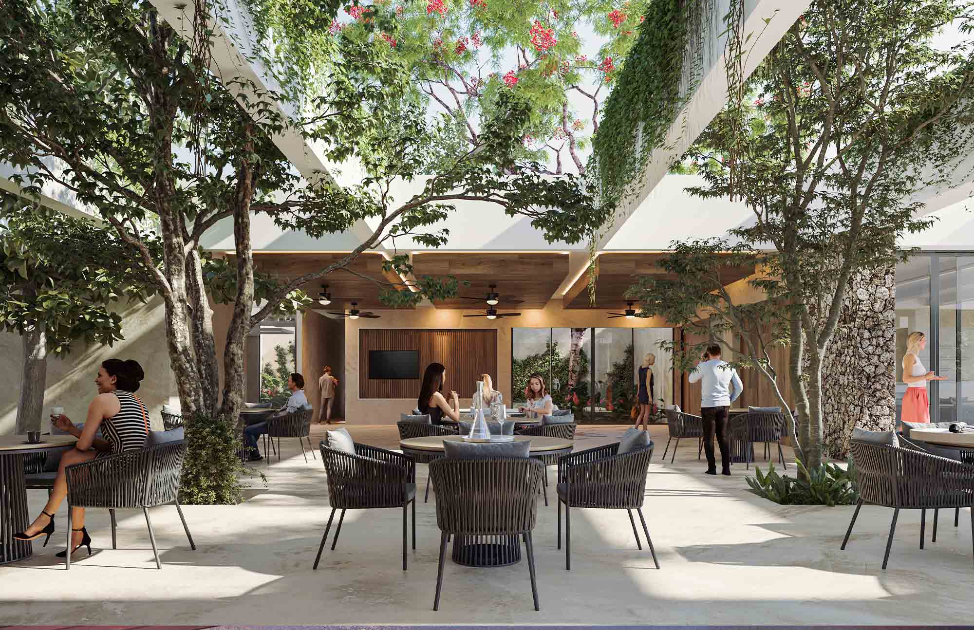 Terraza en Gran Telchac Residencial Terrenos Cerca de la Playa en Yucatán en la Zona de Telchac Puerto