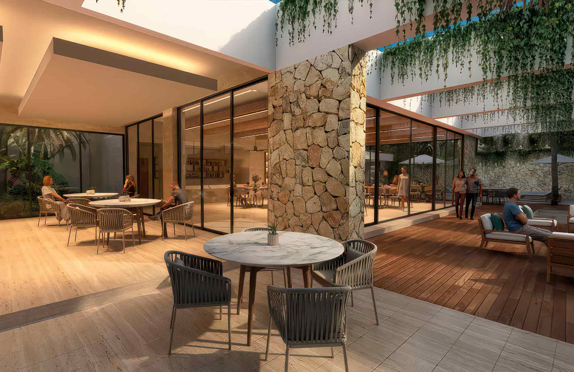 Terraza en Gran Telchac Residencial Terrenos Cerca de la Playa en Yucatán en la Zona de Telchac Puerto
