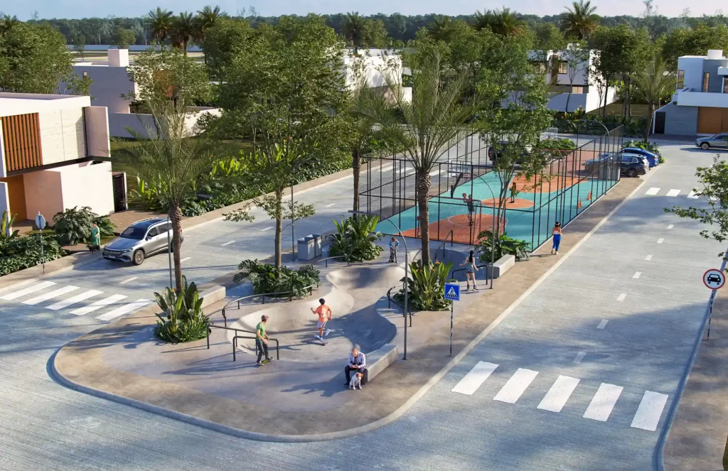 Workout en Mahal Residencial Contemporánea Terrenos en Mérida Yucatán en la Zona de Conkal