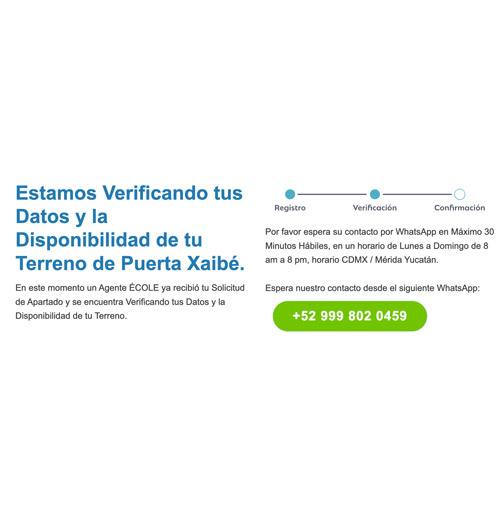 Paso 5 Cómo apartar en Puerta Xaibé
