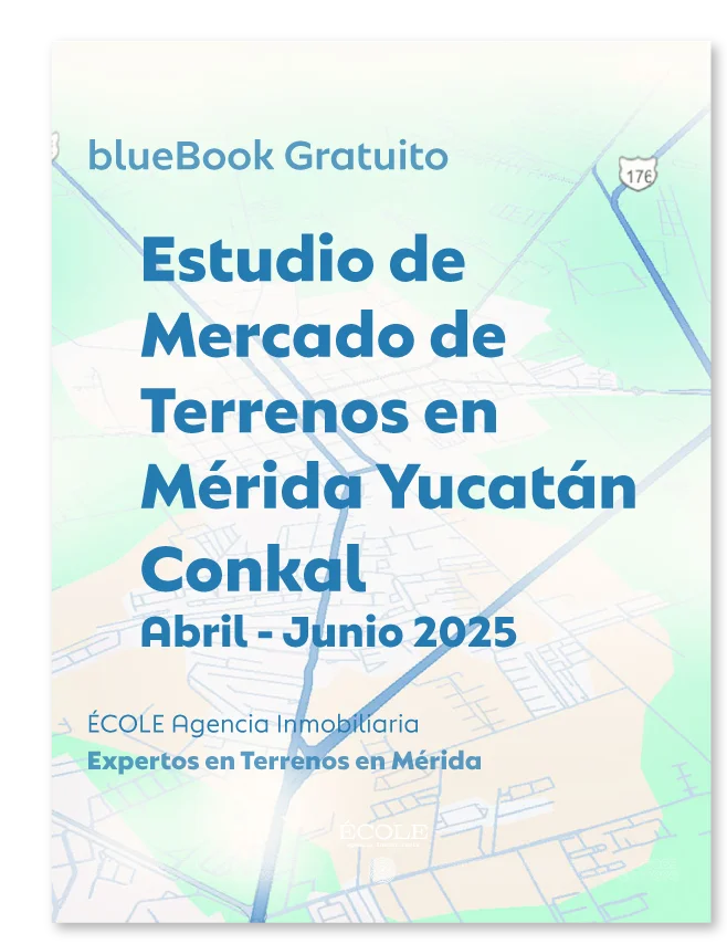 Bluebook Estudio de Mercado Terrenos en Mérida Zona Conkal