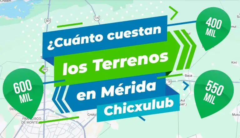¿Cuánto cuestan los Terrenos en Mérida en la Zona de Chicxulub? Junio 2025