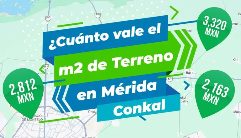 Portada, ¿Cuánto vale el m2 cuadrado de Terreno en Mérida Yucatán en la Zona de Conkal?