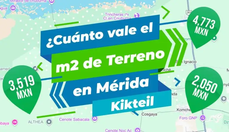 Portada, ¿Cuánto vale el m2 cuadrado de Terreno en Mérida Yucatán en la Zona de Kikteil?