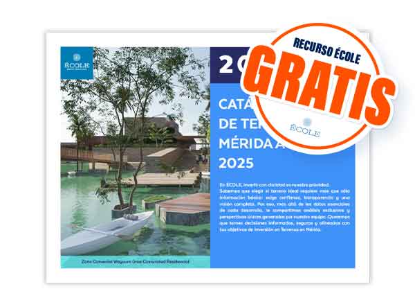 Portada Catálogo Terrenos en Mérida Yucatán Agosto 2025