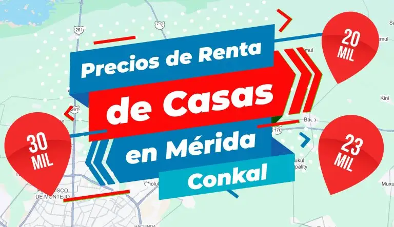 Precios de Renta de Casas en Mérida en Zona Conkal Yucatán
