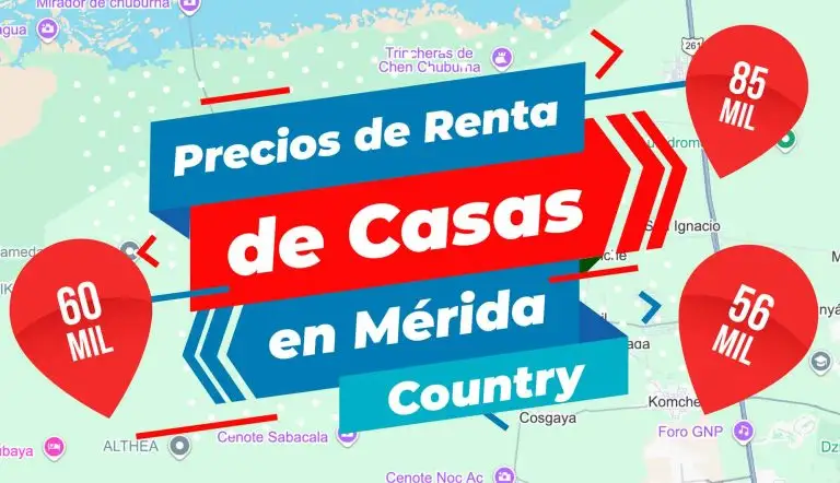 Precios de Renta de Casas en Mérida en Zona Country Yucatán