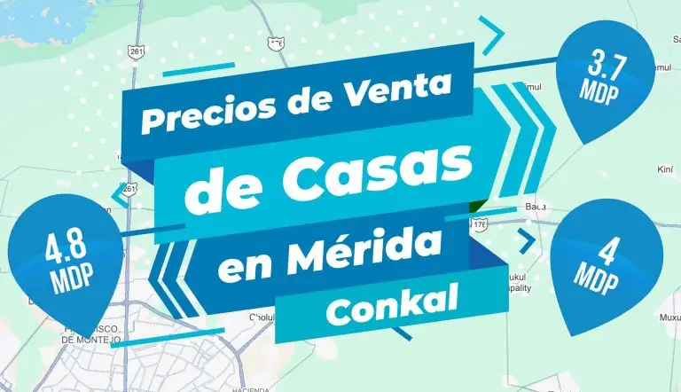 Precios de Venta de Casas en Mérida en Zona Conkal Yucatán